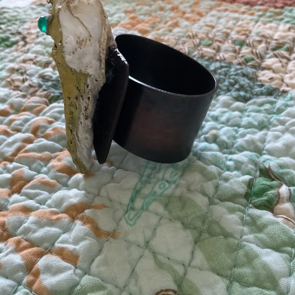 Mermaid Themed Oyster Shell Napkin Rings, With Napkins & Salt/Pepper Set